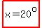 highlight%28x=20%5Eo%29+