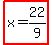 highlight%28x=22%2F9%29
