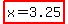 highlight%28x=3.25%29