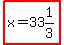highlight%28x=33%261%2F3%29