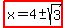 highlight%28x=4%2B-sqrt%283%29%29