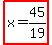 highlight%28x=45%2F19%29