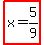 highlight%28x=5%2F9%29
