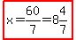 highlight%28x=60%2F7=8%264%2F7%29
