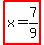 highlight%28x=7%2F9%29