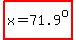 highlight%28x=71.9%5Eo%29