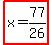 highlight%28x=77%2F26%29