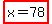 highlight%28x=78%29