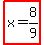 highlight%28x=8%2F9%29