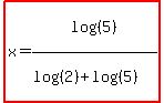 highlight%28x=log%28%285%29%29%2F%28log%28%282%29%29%2Blog%28%285%29%29%29%29