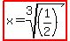 highlight%28x=root%283%2C%281%2F2%29%29%29