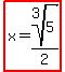 highlight%28x=root%283%2C5%29%2F2%29