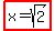 highlight%28x=sqrt%282%29%29