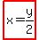 highlight%28x=y%2F2%29
