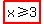 highlight%28x%3E=3%29