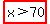 highlight%28x%3E70%29