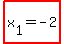 highlight%28x%5B1%5D=-2%29