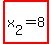 highlight%28x%5B2%5D+=+8%29