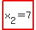 highlight%28x%5B2%5D+=7%29