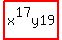 highlight%28x%5E17y19%29