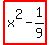 highlight%28x%5E2-1%2F9%29