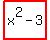 highlight%28x%5E2-3%29