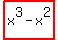 highlight%28x%5E3-x%5E2%29