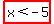 highlight%28x+%3C+-5%29