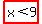 highlight%28x+%3C+9%29