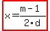 highlight%28x+=+%28m-1%29%2F2d%29