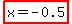 highlight%28x+=+-0.5%29