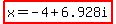 highlight%28x+=+-4%2B6.928i%29