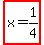 highlight%28x+=+1%2F4%29