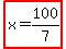 highlight%28x+=+100%2F7%29