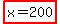 highlight%28x+=+200%29