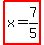 highlight%28x+=+7%2F5%29+