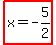 highlight%28x+=-5%2F2%29
