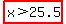 highlight%28x+%3E+25.5%29