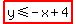 highlight%28y%3C=-x%2B4%29