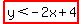 highlight%28y%3C-2x%2B4%29