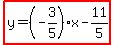 highlight%28y=%28-3%2F5%29x-11%2F5%29