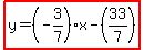 highlight%28y=%28-3%2F7%29x-%2833%2F7%29%29%29%29