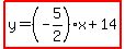 highlight%28y=%28-5%2F2%29x%2B14%29