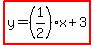 highlight%28y=%281%2F2%29x%2B3%29