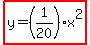 highlight%28y=%281%2F20%29x%5E2%29