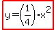 highlight%28y=%281%2F4%29x%5E2%29