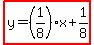 highlight%28y=%281%2F8%29x%2B1%2F8%29