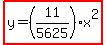 highlight%28y=%2811%2F5625%29x%5E2%29