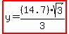 highlight%28y=%2814.7%29%2Asqrt%283%29%2F3%29