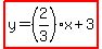 \"highlight%28y=%282%2F3%29x%2B3%29\"
